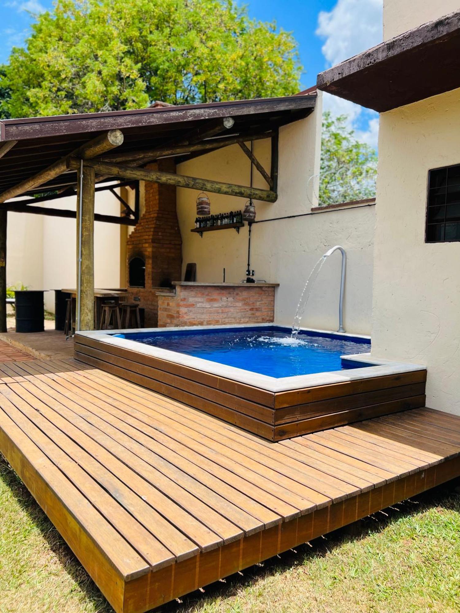 Espaco Ranchao Com Piscina Em Sao Pedro - Sp Buitenkant foto