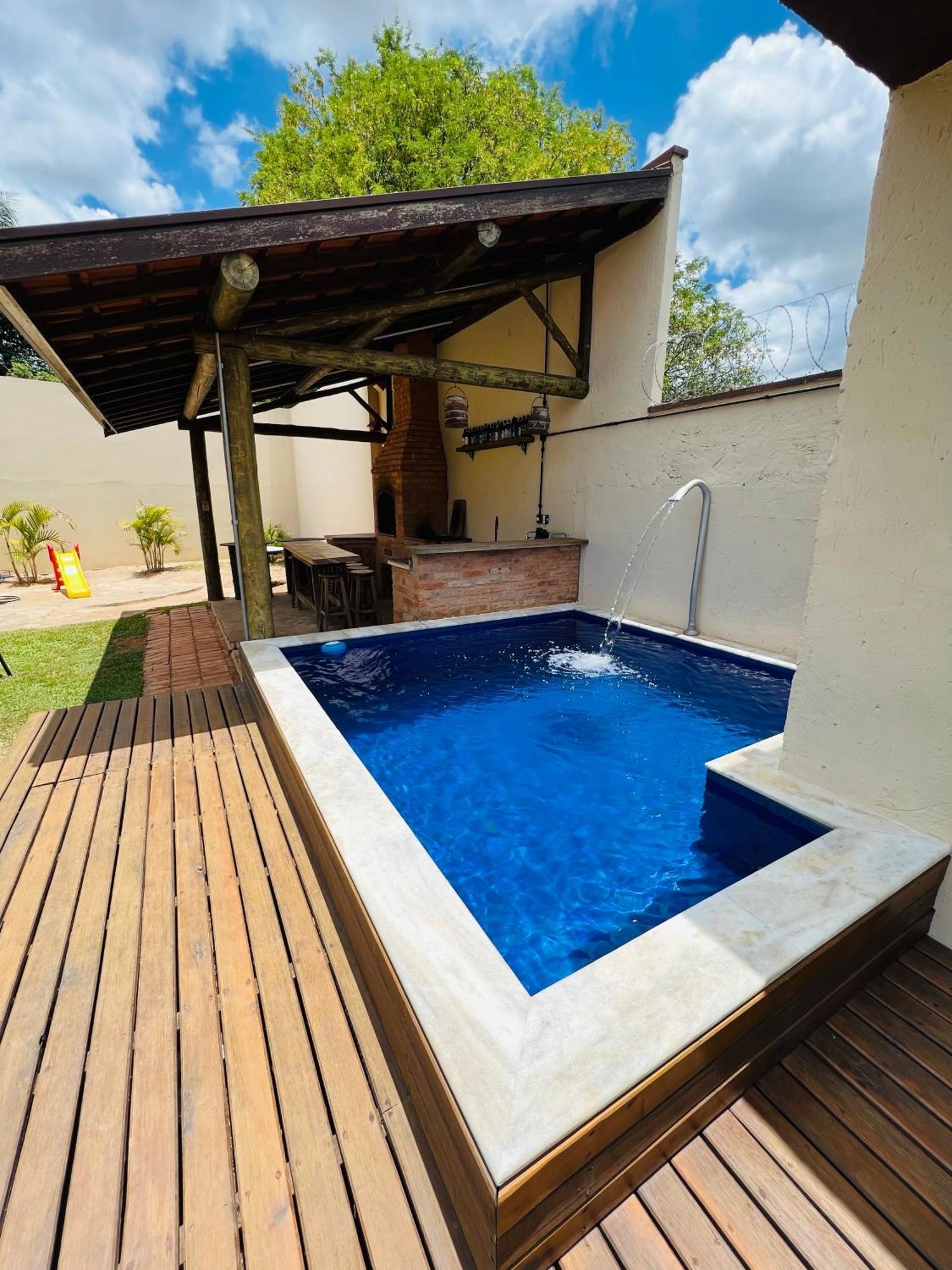 Espaco Ranchao Com Piscina Em Sao Pedro - Sp Buitenkant foto