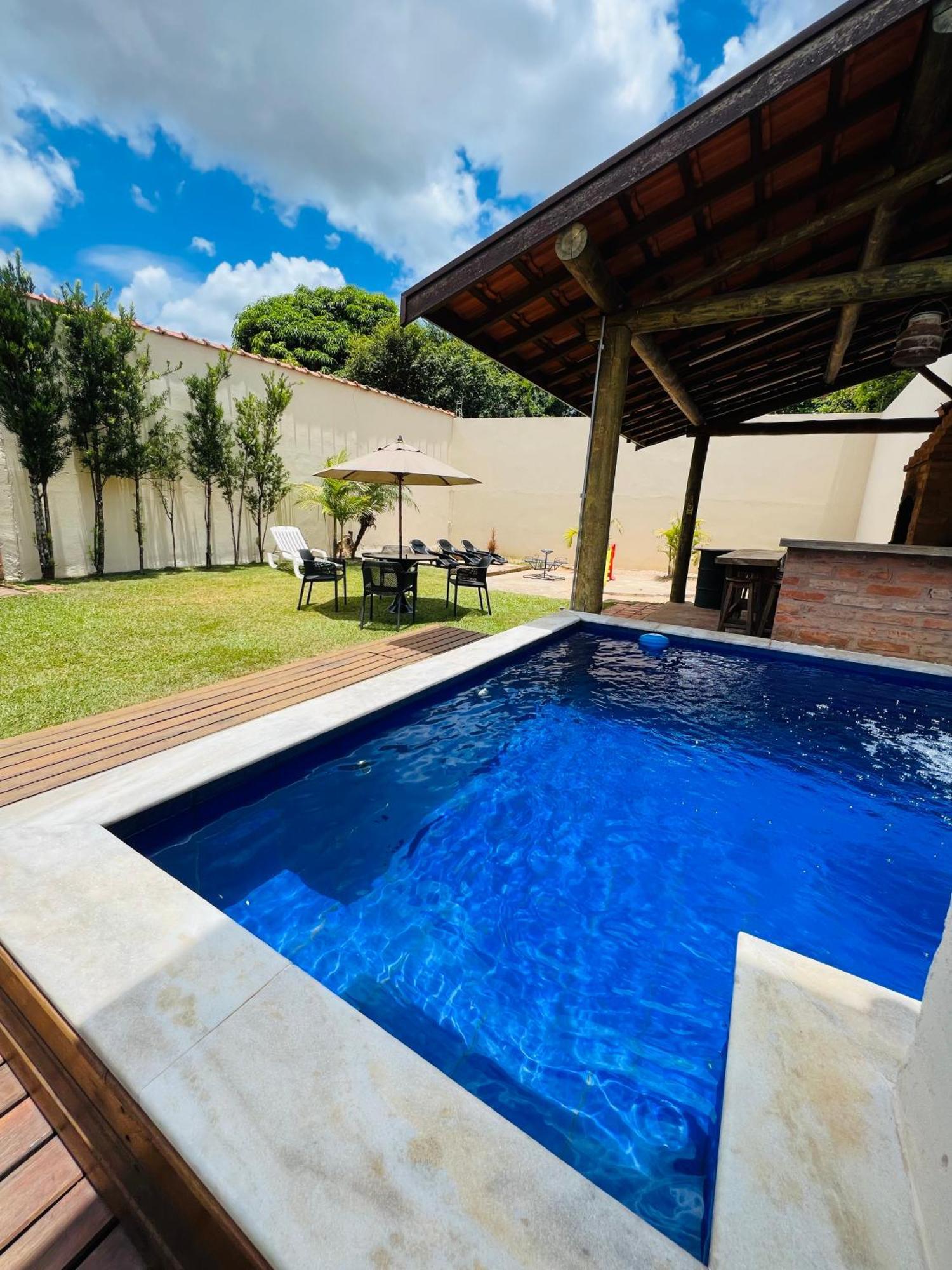 Espaco Ranchao Com Piscina Em Sao Pedro - Sp Buitenkant foto