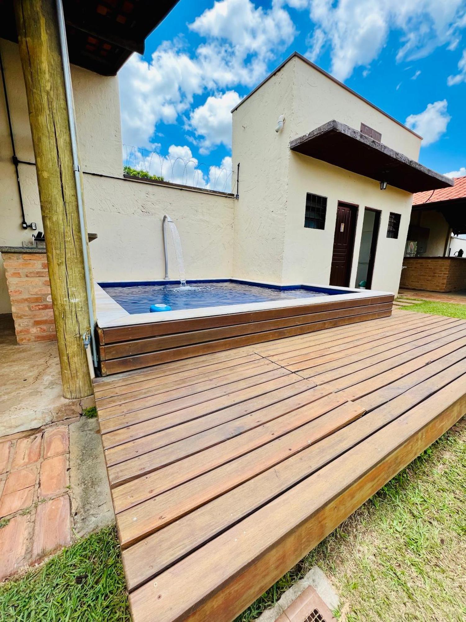 Espaco Ranchao Com Piscina Em Sao Pedro - Sp Buitenkant foto