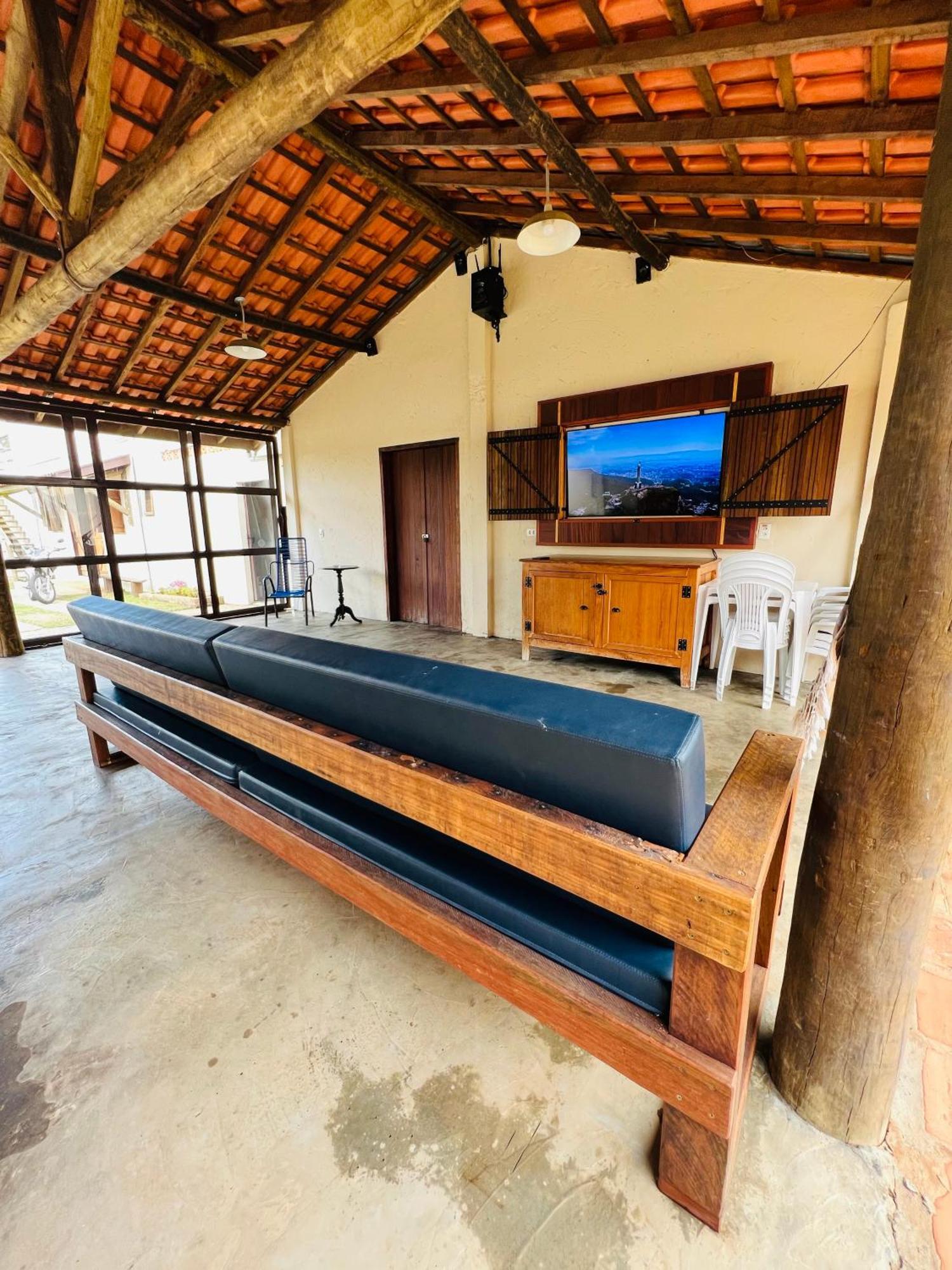 Espaco Ranchao Com Piscina Em Sao Pedro - Sp Buitenkant foto
