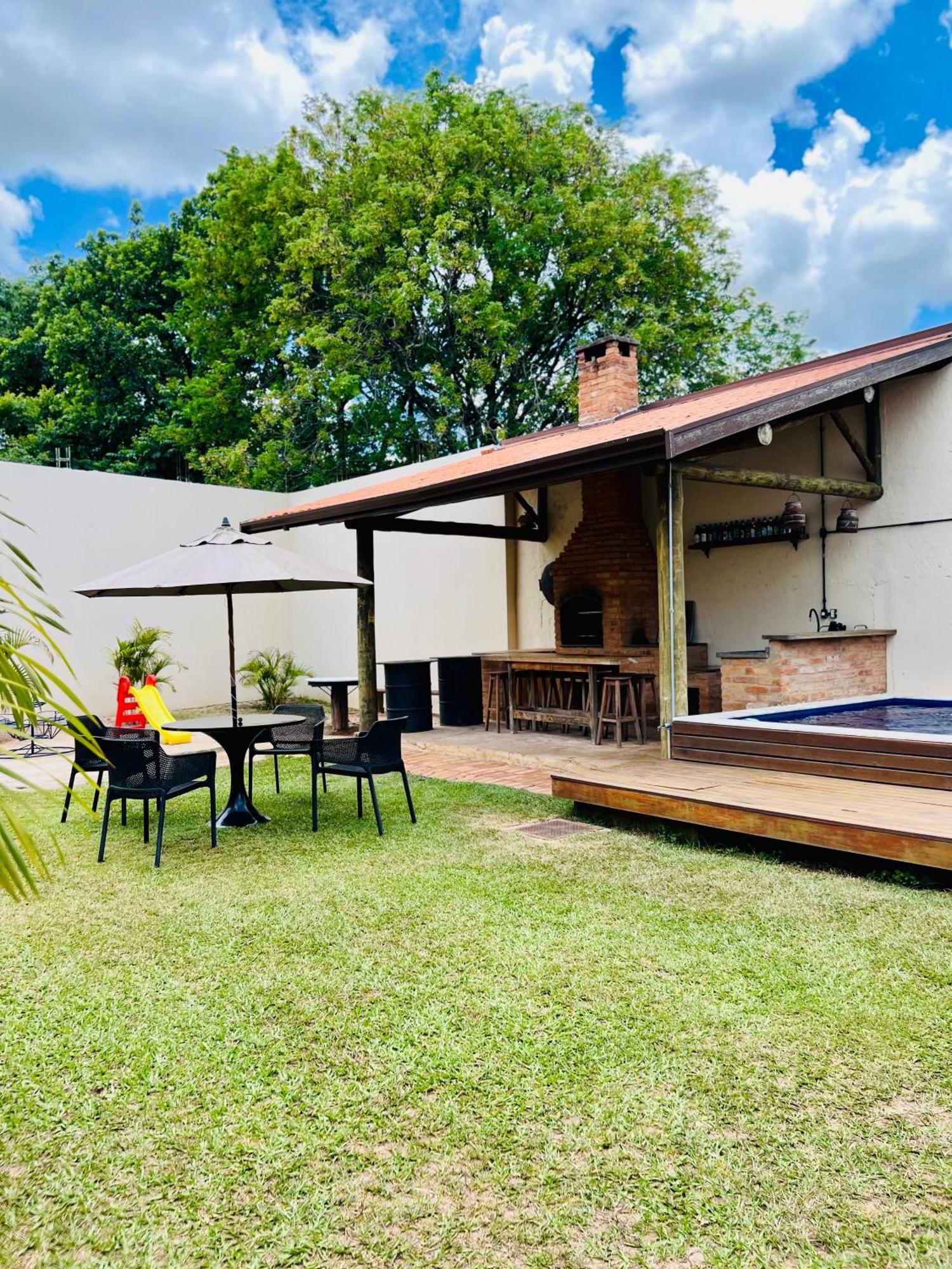Espaco Ranchao Com Piscina Em Sao Pedro - Sp Buitenkant foto