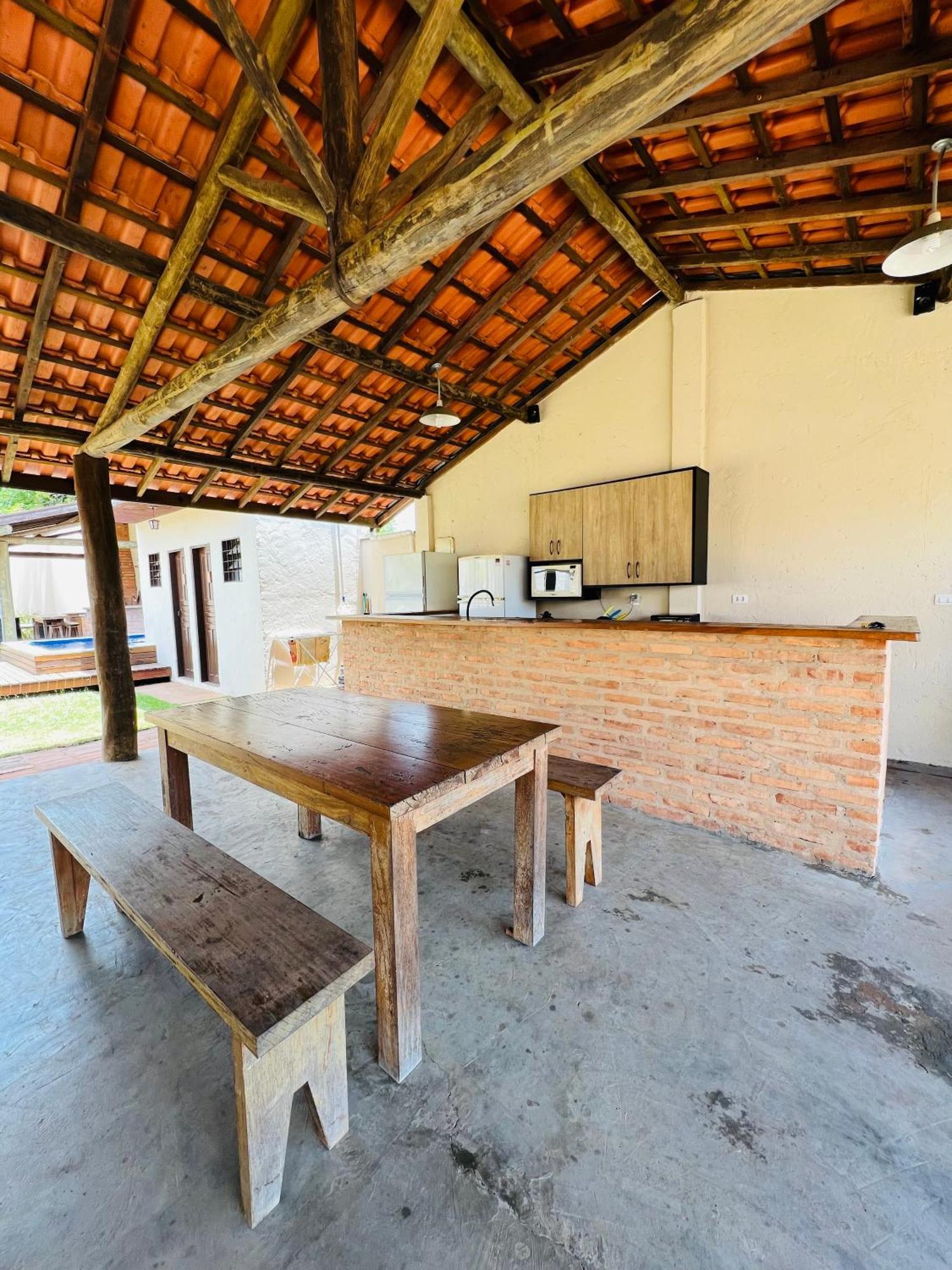 Espaco Ranchao Com Piscina Em Sao Pedro - Sp Buitenkant foto